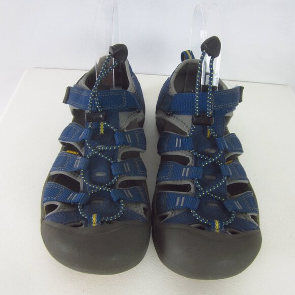 Keen Womens Size 5 Waterproof Sandals Blue Gray Closed Toe Outdoor Hiking Walk - Picture 3 of 12